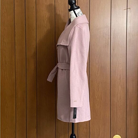 Tahari double face lightweight wool wrap coat size S - Picture 4 of 10